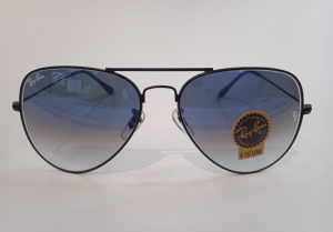 Солнцезащитные очки Ray Ban (Ray Ban, 9029, Ободковая, АВИАТОРЫ, Металл, Мужская, черный, Италия, солнцезащитные)