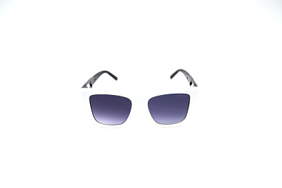 Солнцезащитные очки Prada (Prada, 2257, Ободковая, Пластик, Белый, Италия, Солнцезащитная, Да)