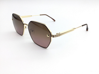 Солнцезащитные очки KAIZI (KAIZI, 33213, Ободковая, Металл, Черный, КНР, Polarized, Геометрическая, 57-15-145, Металлические эл)