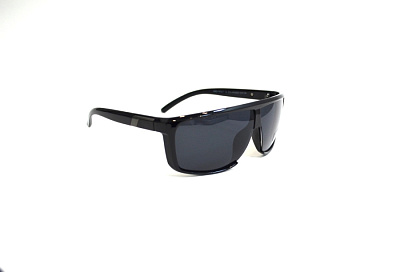 Солнцезащитные очки Greywolf (Greywolf, 5065, Ободковая, Пластик, Черный, Polarized, Прямоугольная, 58-16-135, Мужчин, Литые носоу)