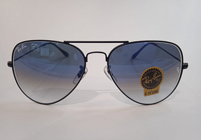 Солнцезащитные очки Ray Ban (Ray Ban, 9029, Ободковая, АВИАТОРЫ, Металл, Мужская, черный, Италия, солнцезащитные)